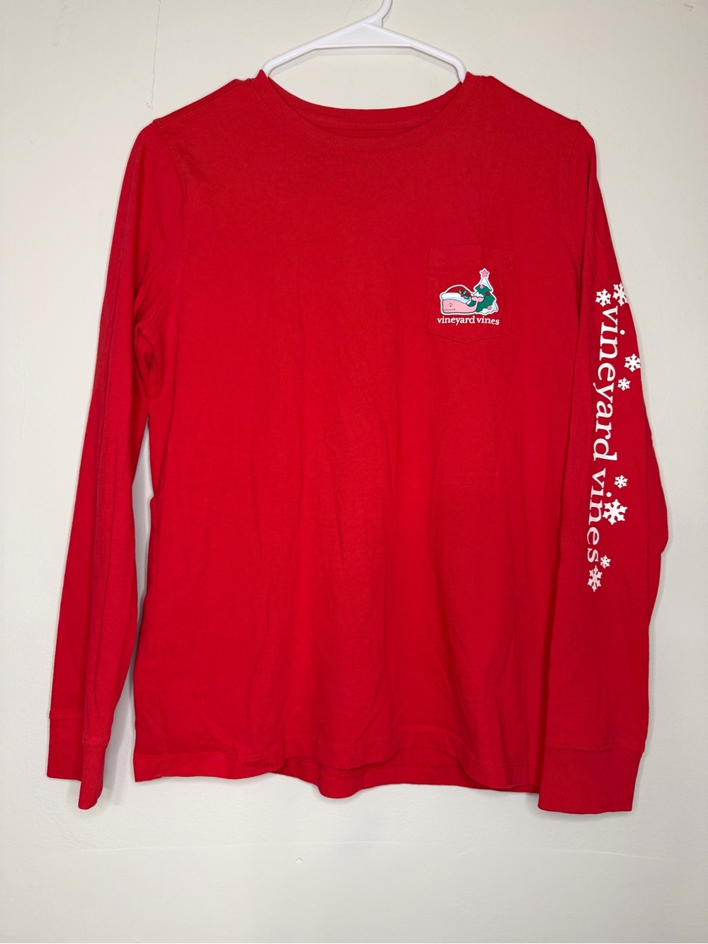 Vineyard Vines Women’s Christmas Icons Whale Long Sleeve, S